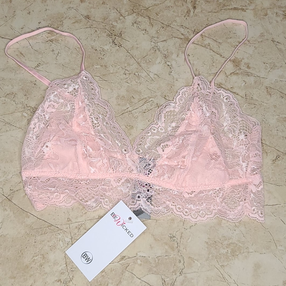 Candy Pink Lana Bralette